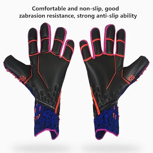 yuchurey フットサル ゴールキーパーグローブ 黒-9