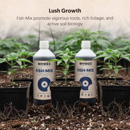 BioBizz 1L Fish-Mix Organic Liquid Fertiliser - Nitrogen-Rich Fish Emulsion Plant Feed for Soil, Coco and Hydroponics - Stimulates Microbial Activity for Vigorous Vegetative Plant Growth by BioBizz - Image 5