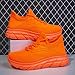 Walking Slip on Shoes for Women Wide Feet Men's Running Tennis Shoes Unisex Sneakers Nurse Babe Shoe Comfortable Breathable Soft Sole Light Weight Sock Sneakers 2026 Fashion Orange