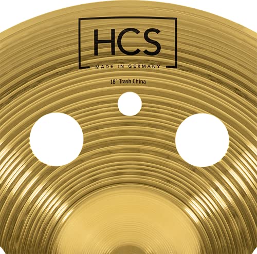 Meinl Cymbals Hcs 18” Trash China Cymbal With Holes For Drum Set — Made In Germany — Traditional Finish Brass, 2-Year Warranty (Hcs18Trch) #TOP7