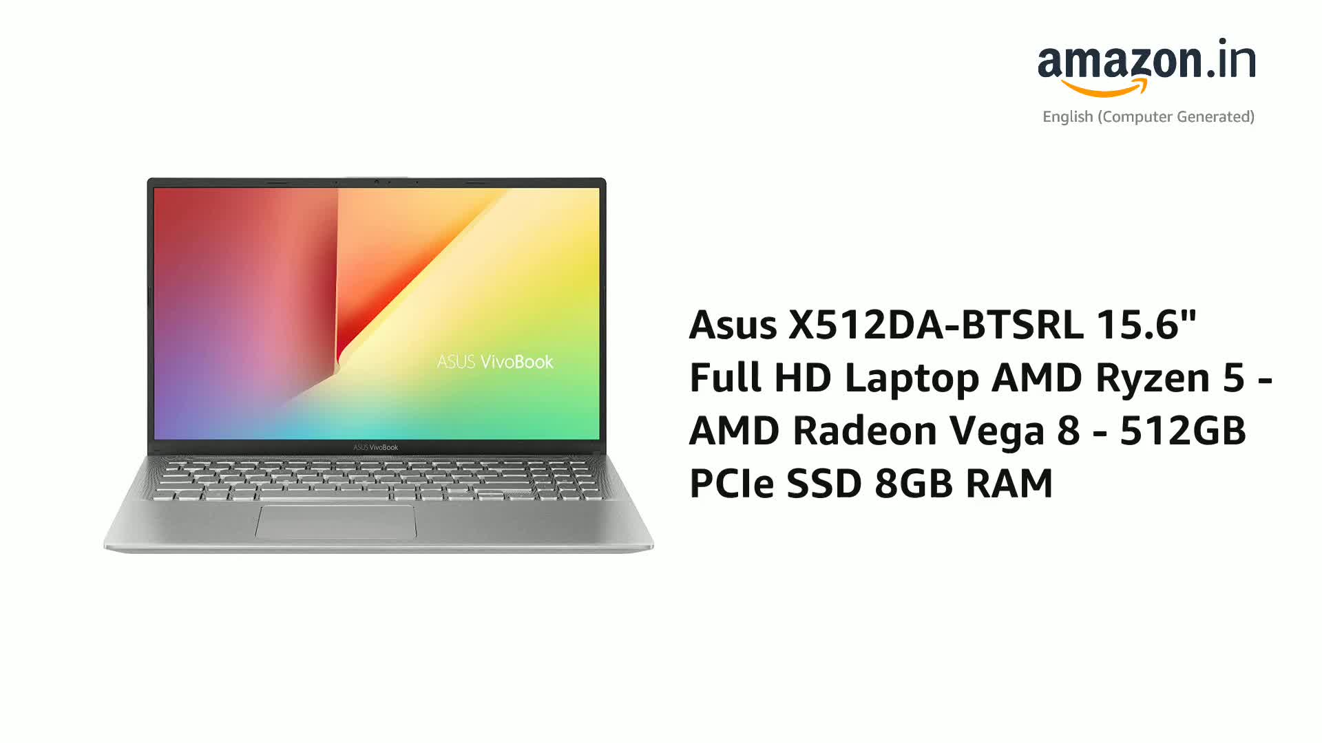 Asus X512DA-BTSRL 15.6