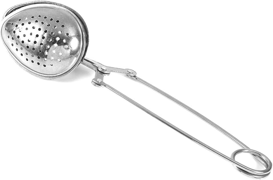 Snap Ball Tea Strainer, Stainless Steel Loose Tea Infuser Filter Diffuser Herbal Spice Water drop Pincher for Loose Leaf Tea, Spices, Seasonings