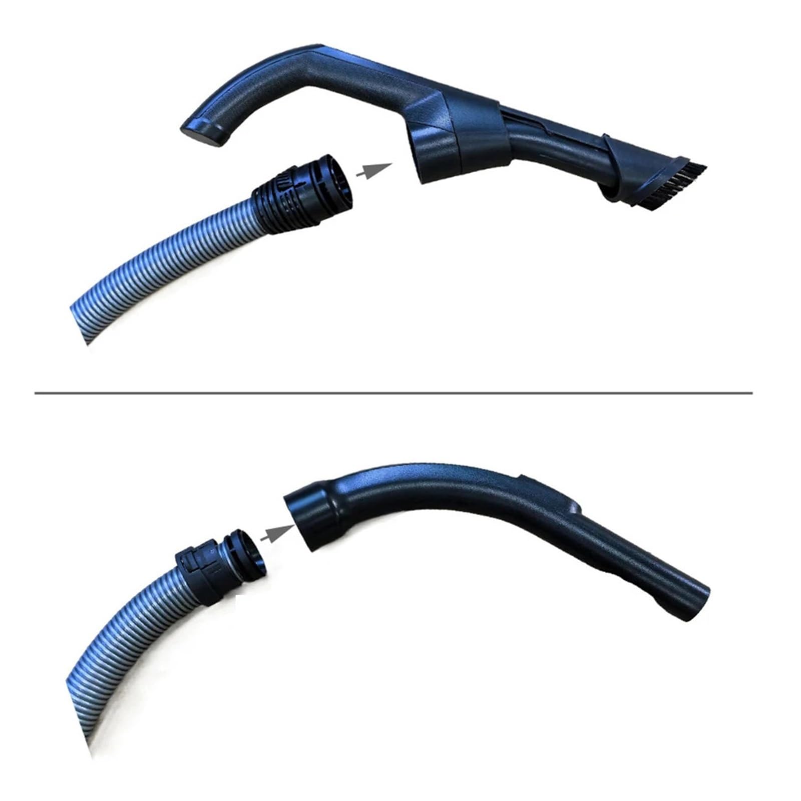 Genérico Manguera de vacío 2M con Tubo extensión Mango for Piezas Limpiador C1 C2 C3 S Series 38mm(Hose and Handle)