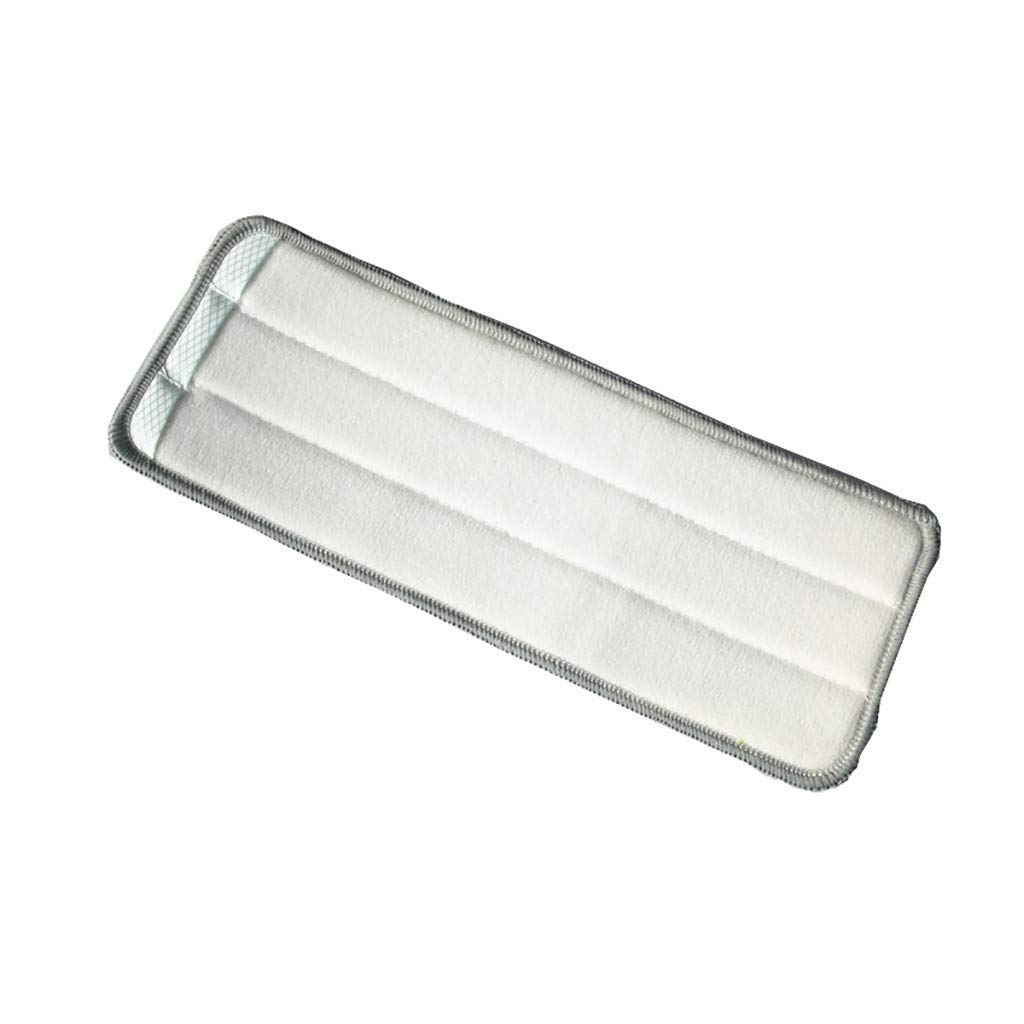 Serpillères en Microfibre pour Balai Lave-Sol Housse de Nettoyage de Rechange Vadrouille La Tête de Ménage de Vadrouille pour Balai Plat Nettoyage en Microfibre/Lingettes de Nettoyage 33x12mm Serria