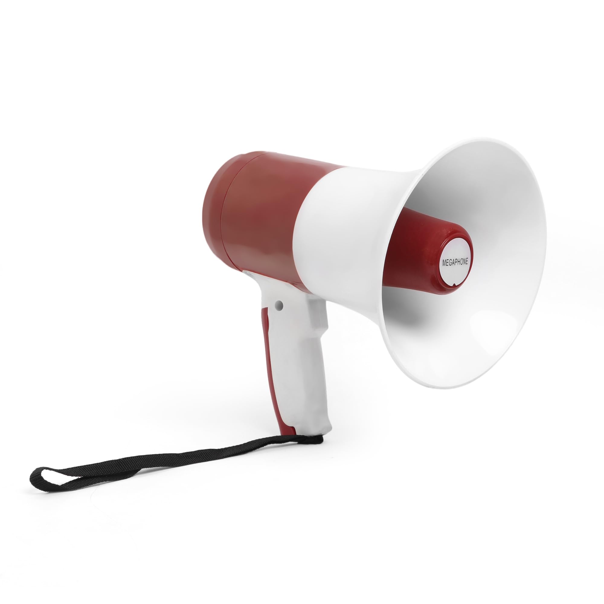 FINE Megaphone Bhopu, 80 Watt, Voice Amplifier for Announcing; Talk; Record; Play; Siren; Music with Battery and Charger