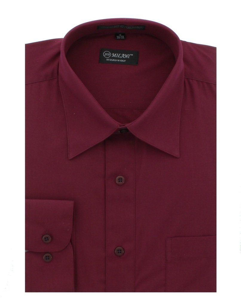 Milani Men's Dress Shirt with Convertible Cuffs