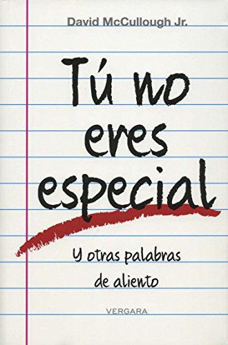 Tú no eres especial / You Are Not Special (Span... [Spanish] 6074806624 Book Cover