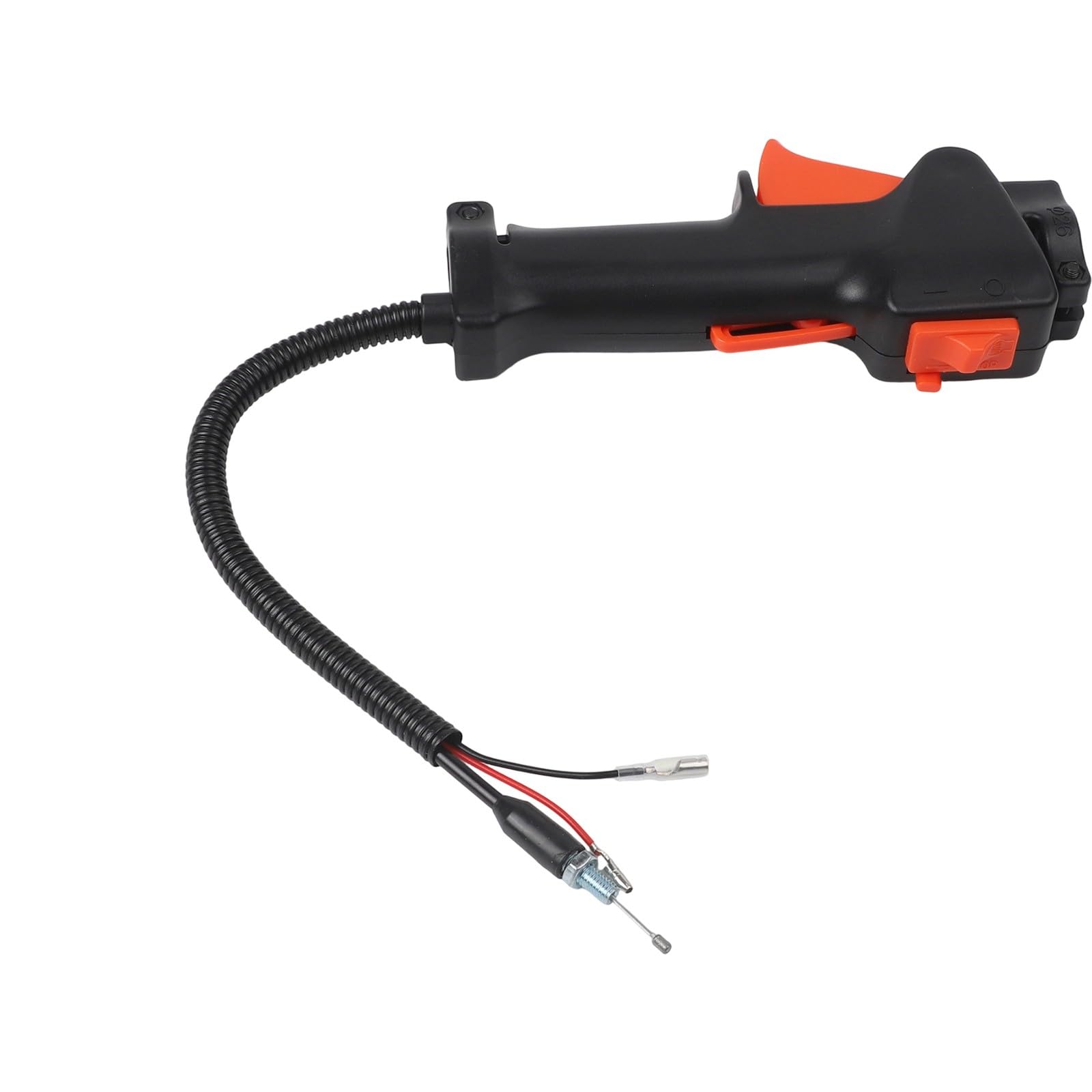 SageFurned Replacement Throttle Cable Handle Assembly with On/Off Kill Switch for and Brush Multi-Tools, 26mm Clamp, for Orange
