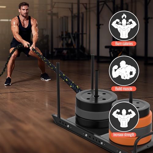 image for Brobantle Weight Sled Pulling Rope 30FT, Trainer Physical Training Str