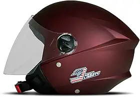 CAPACETE ABERTO PRO TORK NEW LIBERTY 3 ELITE FOSCO VERMELHO TAM. 58
