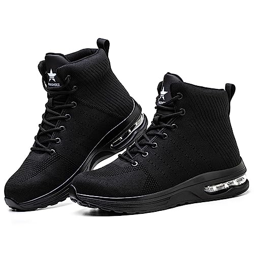 Safety Boots Work Boots Steel Toe Cap Boots Safety Shoes Steel Toe Shoes Safety Trainers Work Shoes Lightweight Comfortable Non Slip Men's Women's Ladies4