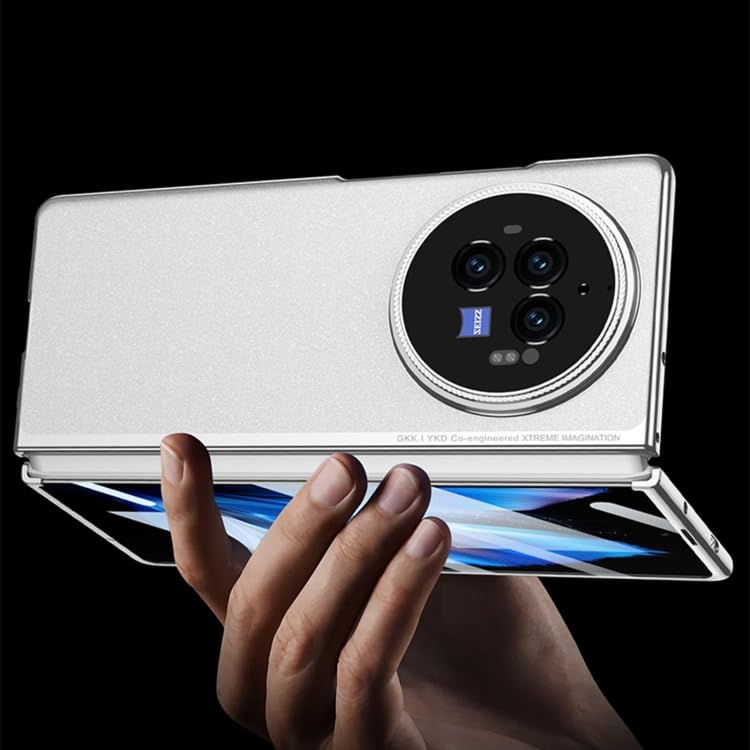 Image of MILLION CASES Back Cover Case for OnePlus Open Shockproof Protective Omni Shield Smart Flip Case for Men & Boys(White)