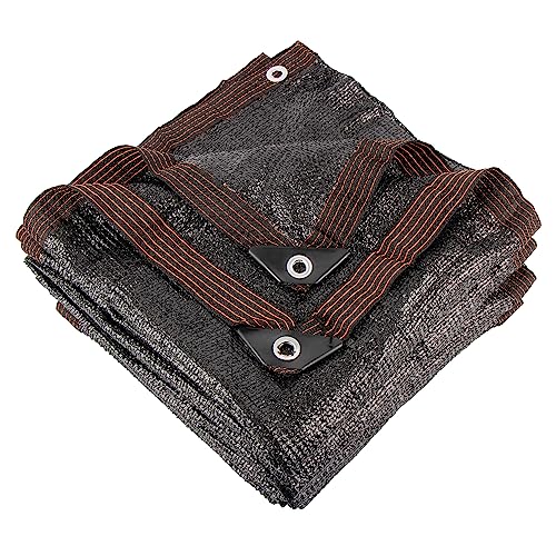 70% 20 X 48 FT Black Shade Cloth, Outdoor Sunblock Shade Cloth with Grommets, Durable Sun Shade...