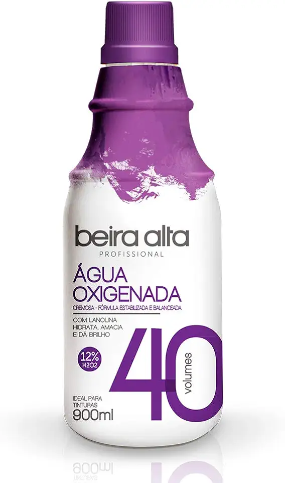 Água Oxigenada Cremosa 900Ml 40 Volumes Unit, Beira Alta