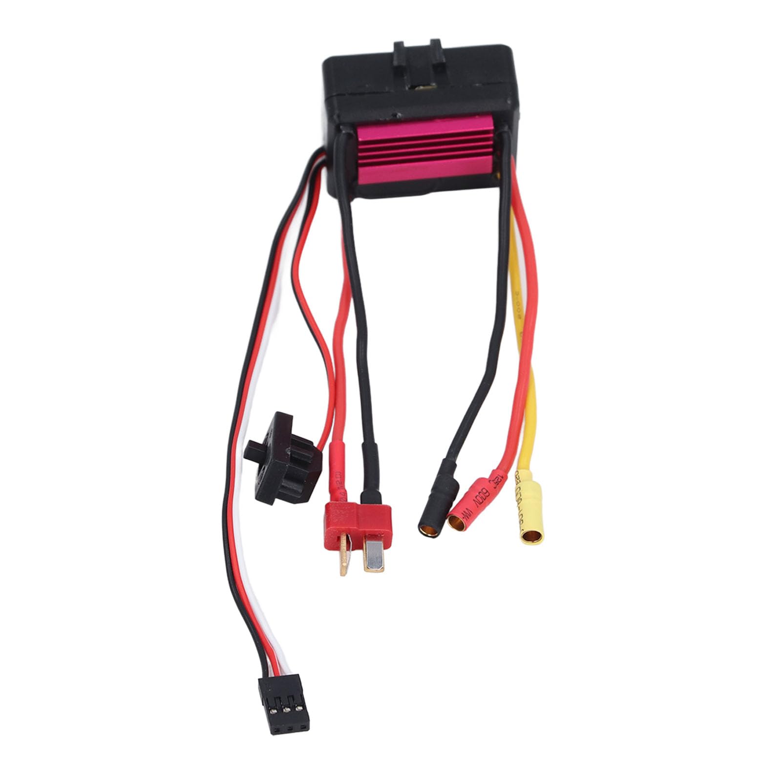VGEBY ESC sans Balais 120 A, Contrôleur de Vitesse électrique étanche à la Poussière pour Voiture 1/8 RC, avec Batterie au Lithium, Protection Contre Les Coupures Basse Tension VGEBY ESC sans Balais 120 A, Contrôleur de Vitesse électrique étanche à la Poussière pour Voiture 1/8 RC, avec Batterie au Lithium, Protection Contre Les Coupures Basse Tension
