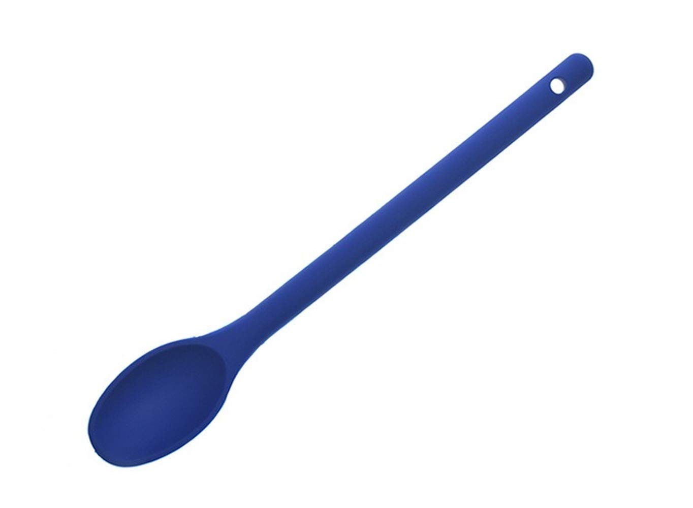 Set 2 Cucchiai Da Zuppa In Silicone Semitrasparente – 21,1 Cm E 30 Cm, Resistenti Al Calore (230°C), Senza BPA, Colore Blu - 2