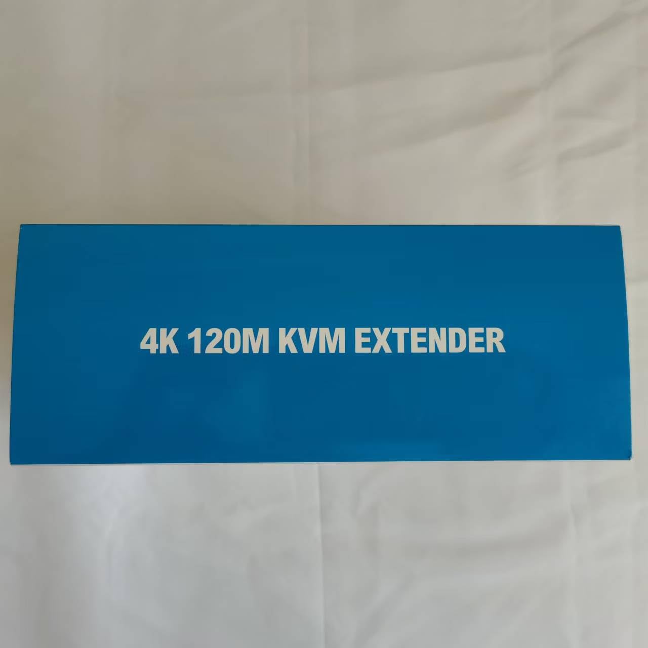 4K HDTV 120M KVM Extender HDMI-Compatible USB-A Clavier Souris 3.5mm AUX Alliage d'aluminium sur CAT6 RJ45 LAN Ethernet Extender (120M)