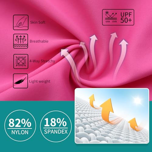 Ubestyle Baby Boys and Girls UPF 50+ Long Sleeve Zip Rash Guard Toddler Swim Shirt Top Quick Dry Sun Protection4