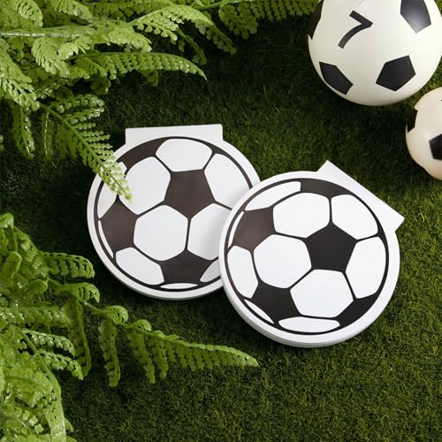 tinlade 24 pieces soccer mini notepads 315 inch sports notepads soccer football party favor sports party supplies for teacher classroom birthday student rewarding