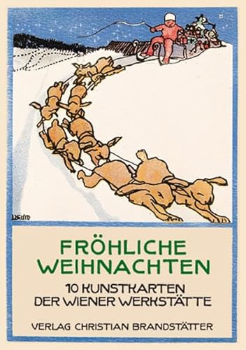 Fröhliche Weihnachten, 10 Kunstkarten der Wiener
