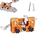 Produktbild Libiyi Sägeschärfer, Dotmalls Sägeschärfer, Haushalts-Handkettensägen-Kettenklemme, for die Reparatur von Kettensägen, handgekurbeltes manuelles Schärfwerkzeug (Color : 1 Grinding Head)