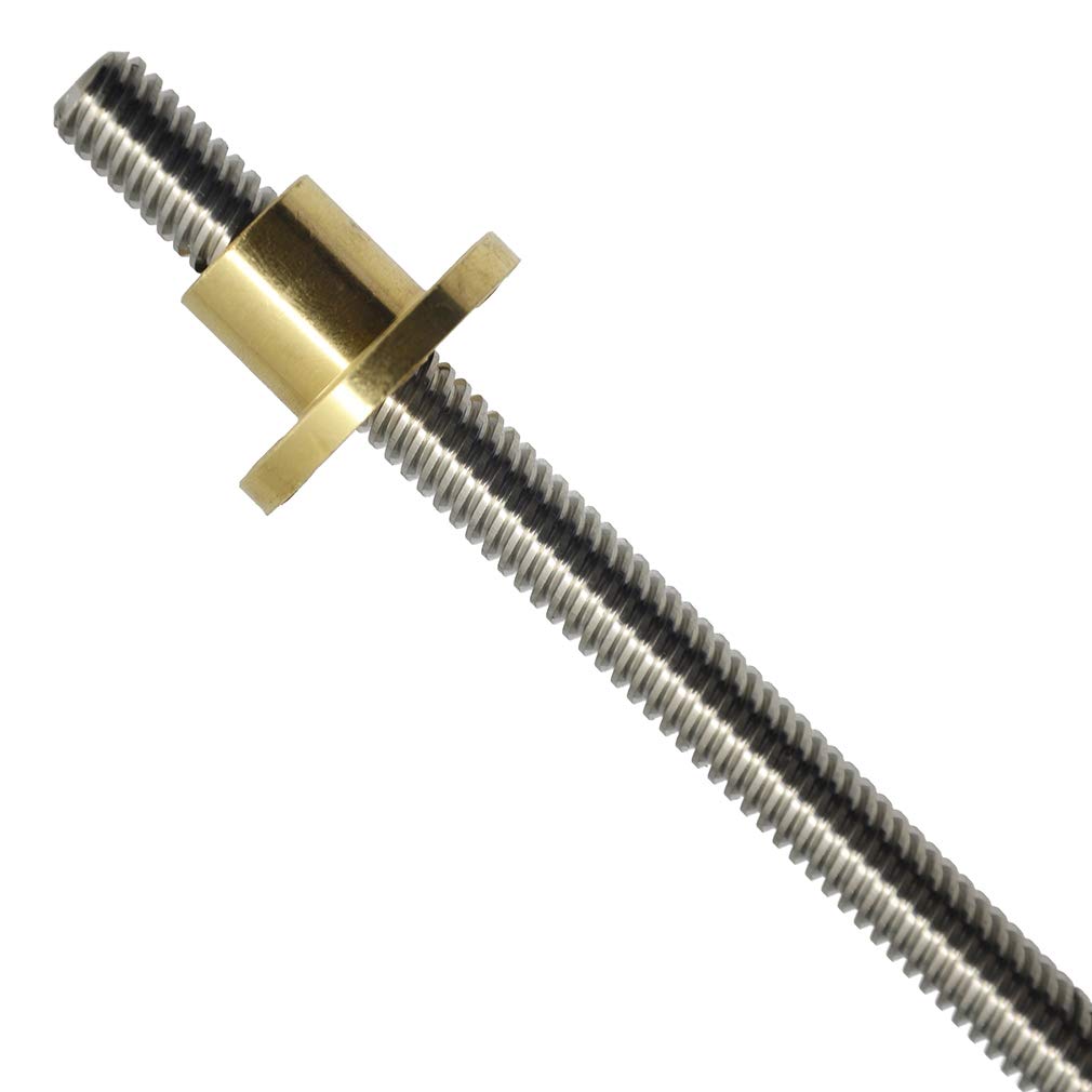 Tr10x8 Lead Screw Brass Nut (Acme Thread, 2mm Pitch, 4 Start, 8mm Lead) for Diameter 10mm T10 Lead Screw of 3D Printer Z Axis — Amazon image 3