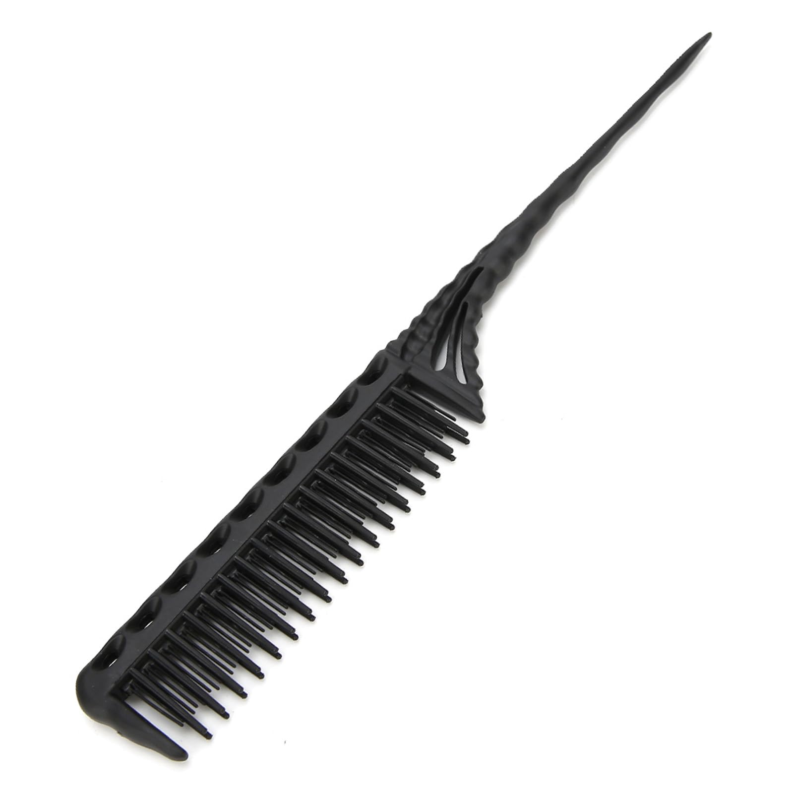 TOPINCN Creak Hair Combination Three Rows of Comb for 8.5x1.1 Inch hairstyle. (Black) - Image 2