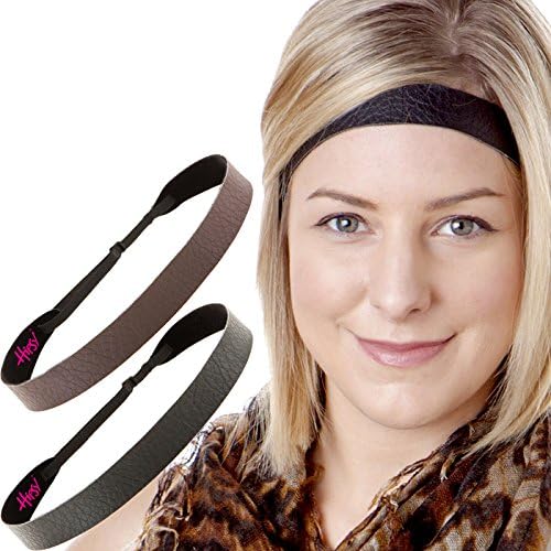 Hipsy 5pk Girl's Adjustable NON SLIP Animal Print Headband