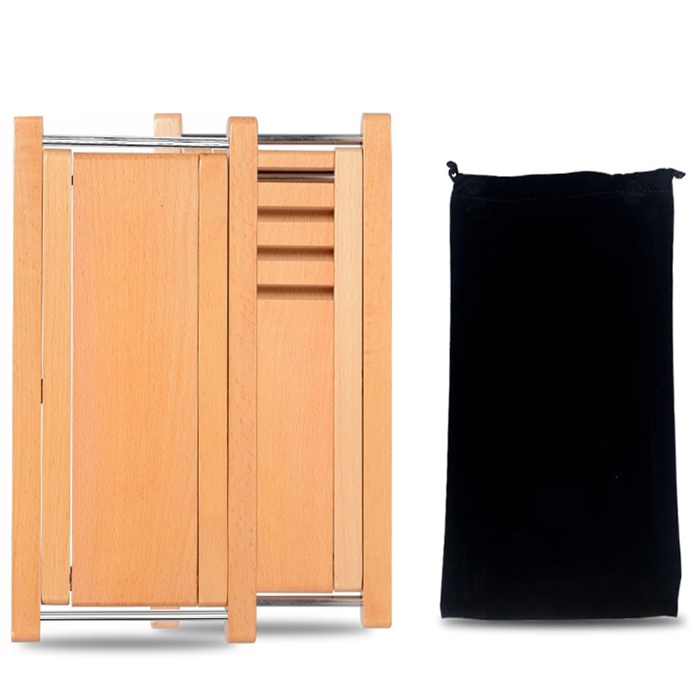 Fußbank für Gitarre Massivholz-Gitarren-Fußhocker, klassisches Gitarrenpedal, Gitarrenpedal, Fußpedal, 4 verstellbar Stabil Und Langlebig