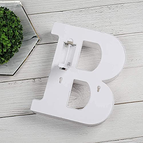 Image of Marquee B Alphabet Shaped LED Light Lamp for Decoration Decore Walls Hanging Birthday Party Wedding (B)
