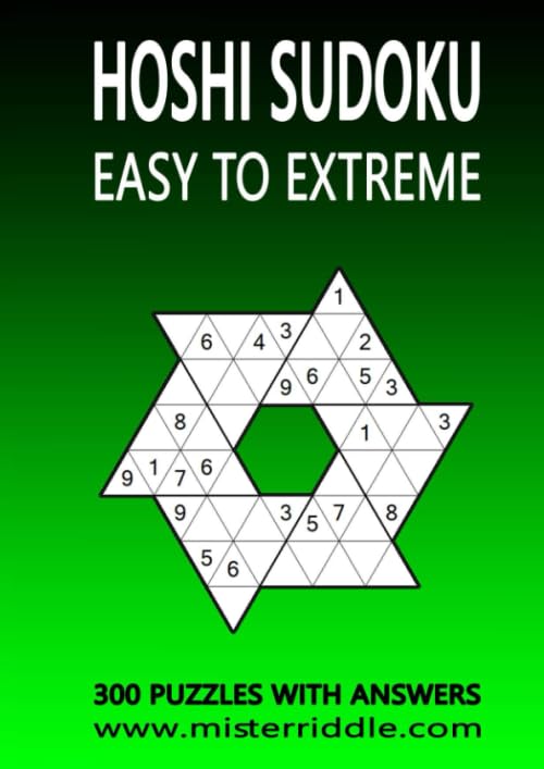 HOSHI SUDOKU - EASY TO EXTREME Paperback – Big Book
