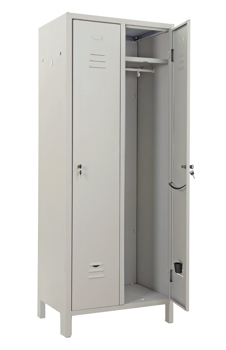 1 PZ Di ARMADIO SPOGLIATOIO A 2 POSTI IN KIT CSERRAT