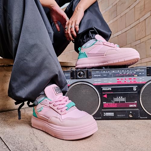 Image of SOLETHREADS BAE Sneakers for Women | Stylish & Fashionable| Comfortable|Walking Shoes| Lightweight Flexible| Skid-Resistant| Everyday |Casual Shoes for Women