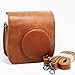 CAIUL Compatible Vintage Protection Case for Fujifilm Instax Mini 25 26 Camera (Brown)