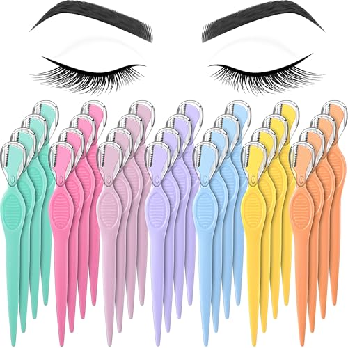 Mudder 28 Pcs Eyebrow Razors Facial Shaver Trimmer,None