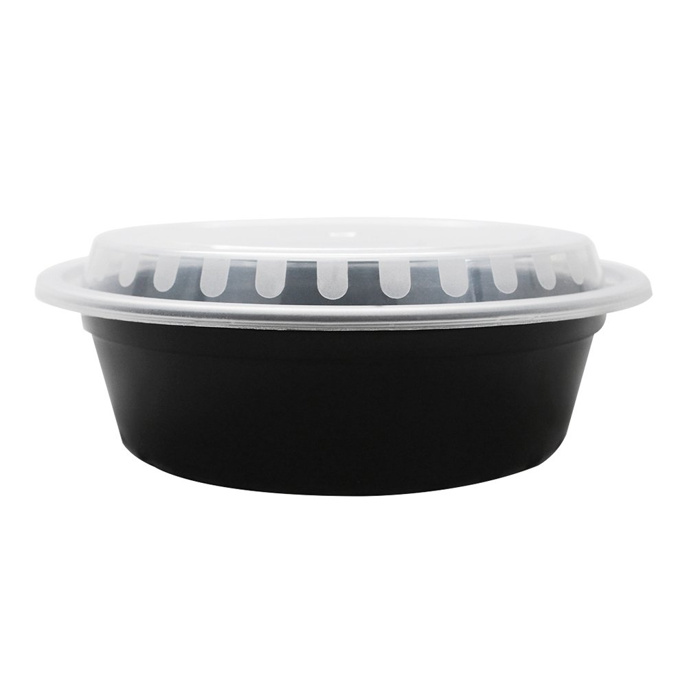 Karat Meal Prep Containers [32 oz - 150 ct] Reusable & Disposable Take Out Bowls with Lids - Microwave & Dishwasher Safe Bento Boxes