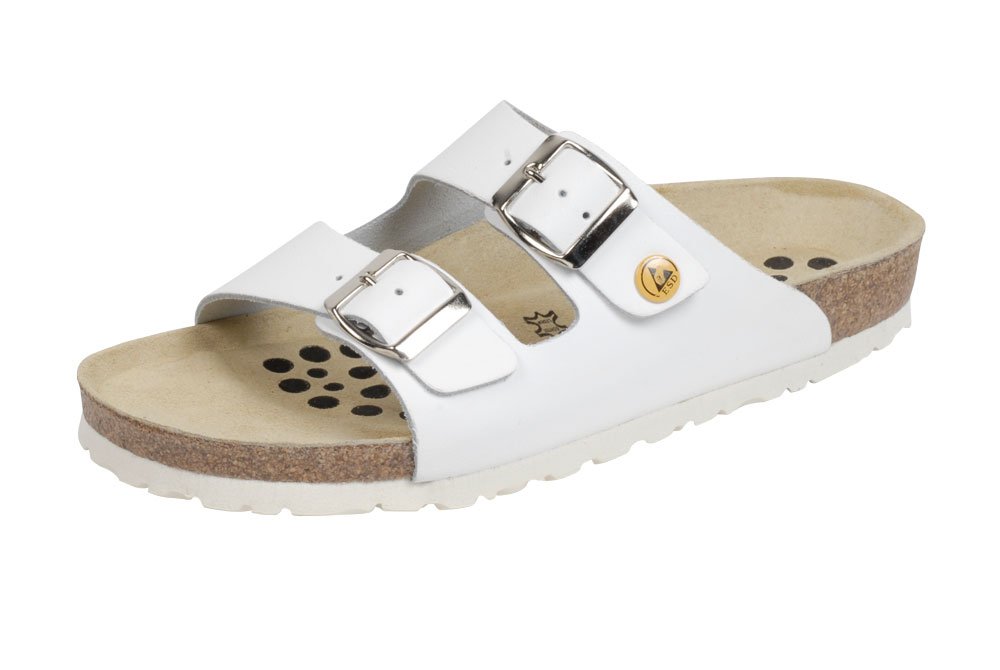 Weeger Unisex Adult ESD Mules Work Boots - White (White), 39 EU
