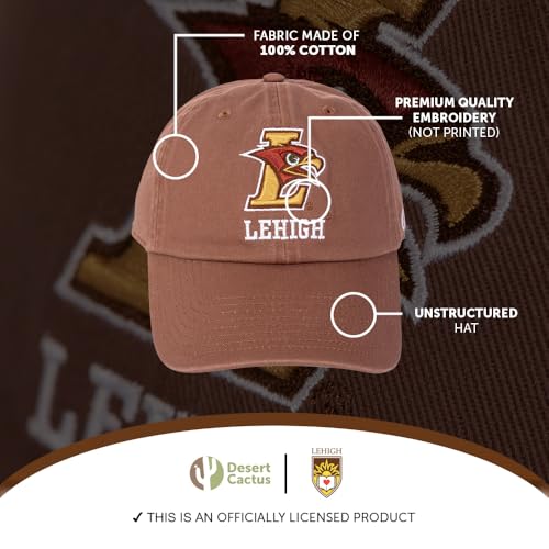 Gorra Bordada Ajustable Adulto Color Marrón miniatura 3