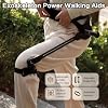 Wearable Power Walking Aid, Exoskeleton Assistance for Walking,3 Level Adjustable Strength,Exoskeleton Booster Equipment Legs Bionic for Elderly, Hiking, Travel & Daily Mobility Support,Right Leg s