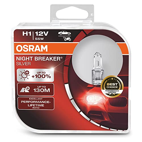OSRAM H1 Glühlampe Fernscheinwerfer 55W Fernlicht Halogen Birne 64150NBS-HCB