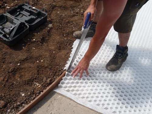 Stabilizzatore di ghiaia (Pallet 35 pz. (31,5 m2), Bianco)
