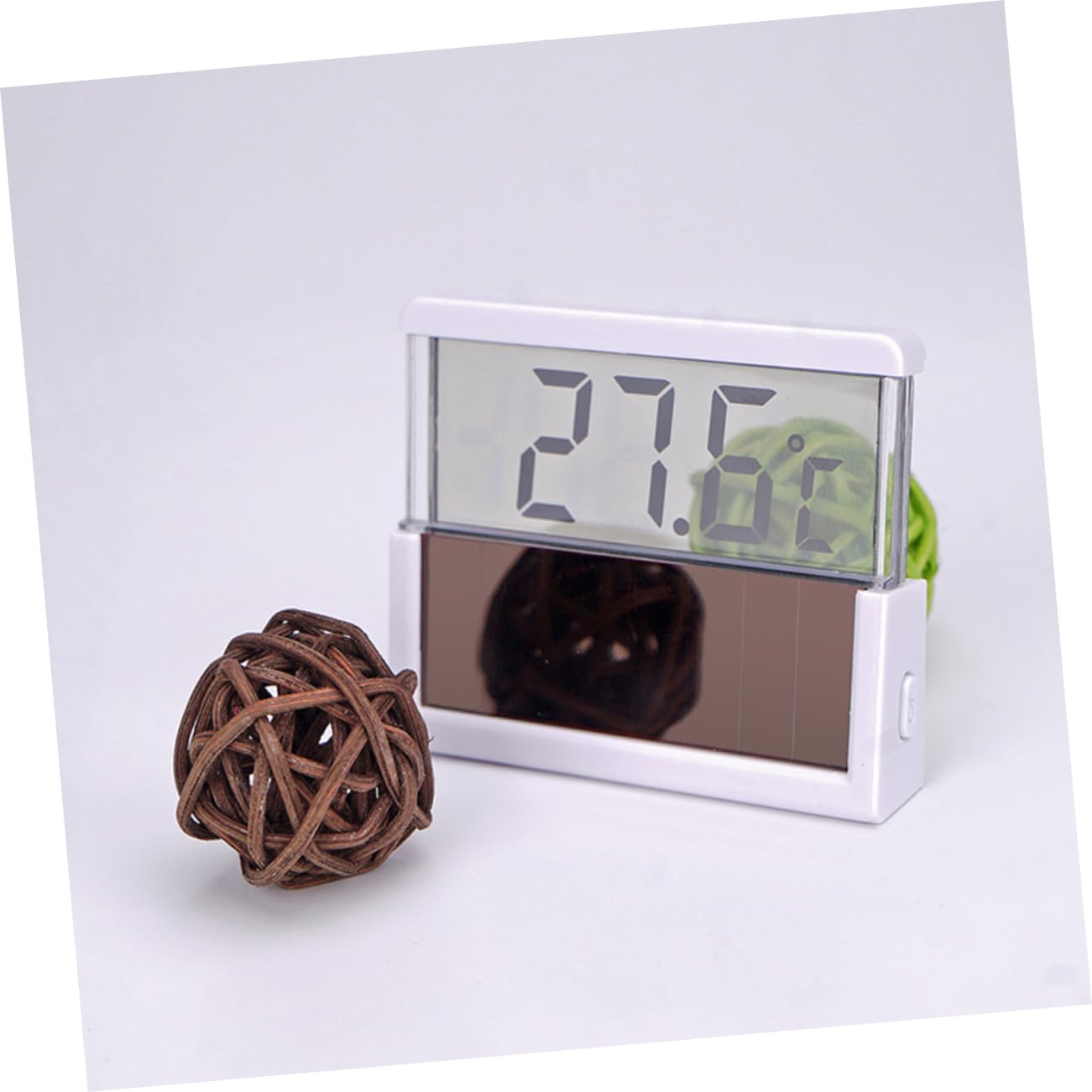 Happyyami 2st Abs-thermometer Hundegeburtstagsmütze Aquarium Digitales Thermometer Wassertemperaturmesser Aquarienwasser Aquarienwasser Wassertemperaturanzeige Angelrolle Weiß Kürbis Led