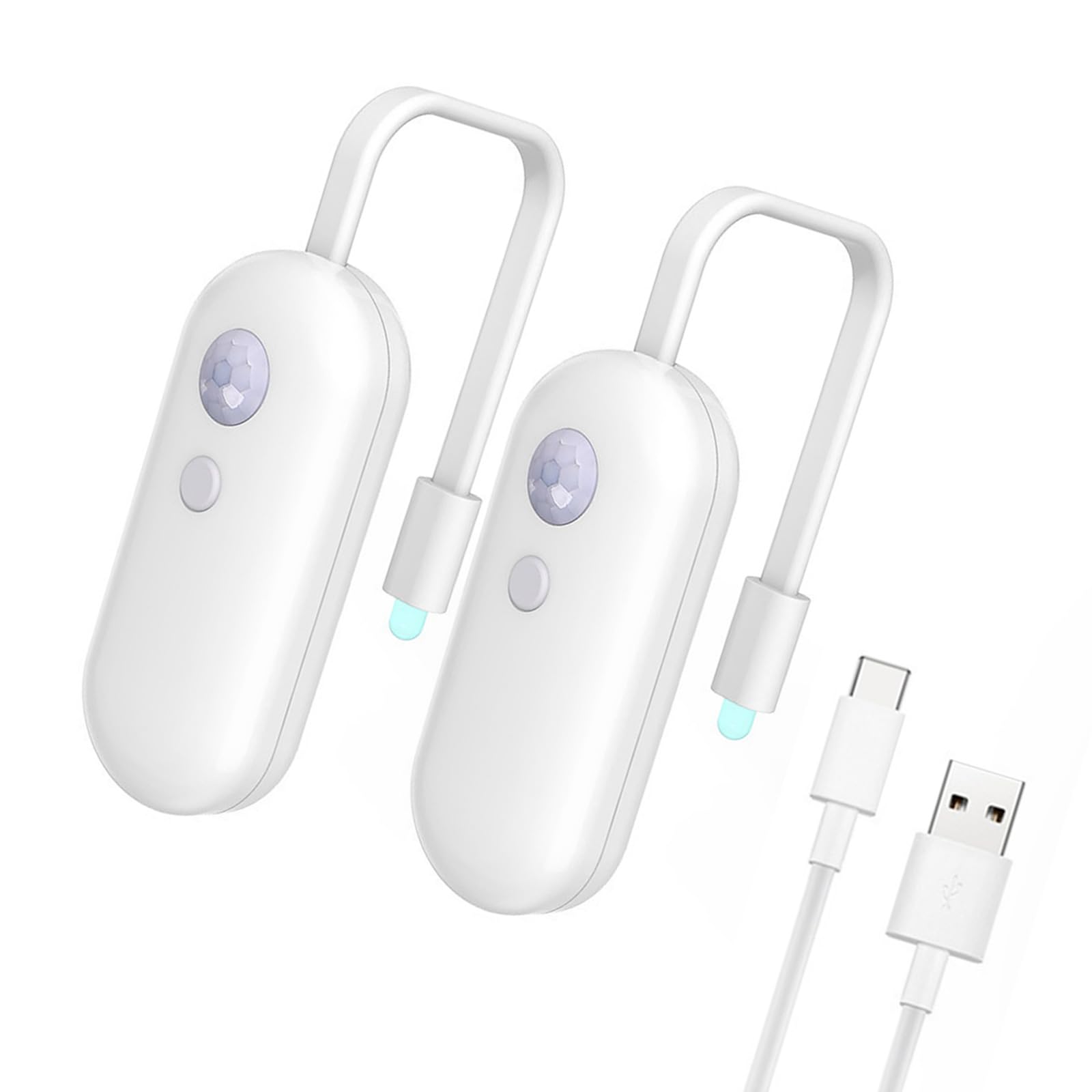 Kalttoy 2 Sets Motion Activated Color Changing Toilet Light Usb Rechargeable Ip65 For Bathroom Automatic Toilet Seat Light