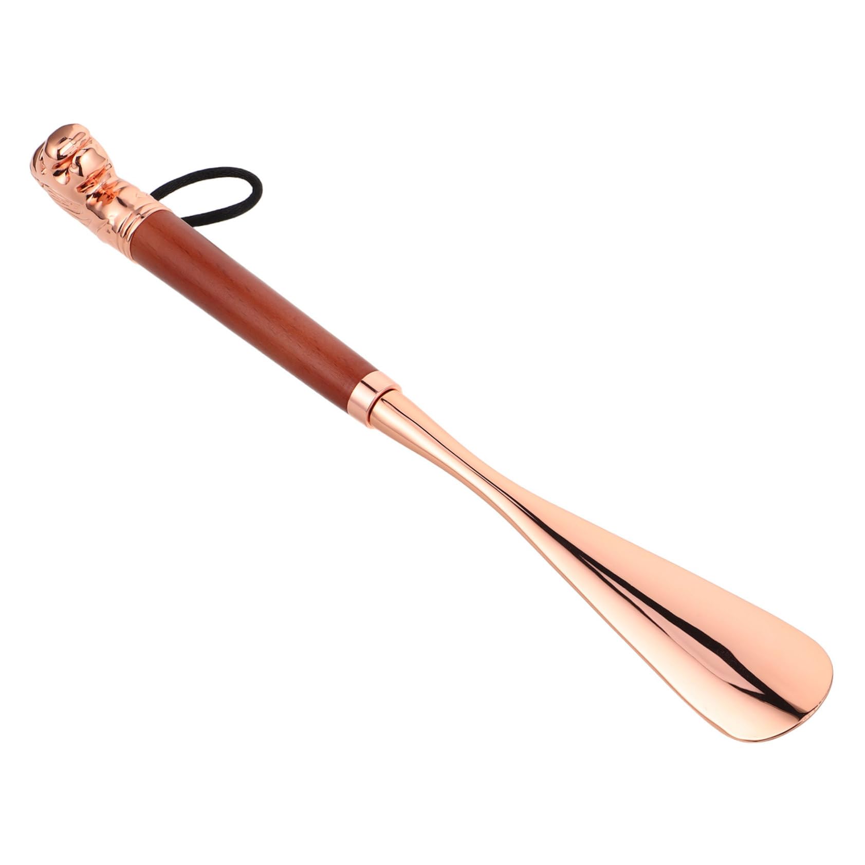 CALLARON Calzascarpe in Metallo Decorativa Strumento Portatile Per Indossare e Scarpe Alte Calzascarpe Ergonomico Per Anziani e Incinte Calzascarp Casa Per Appendere