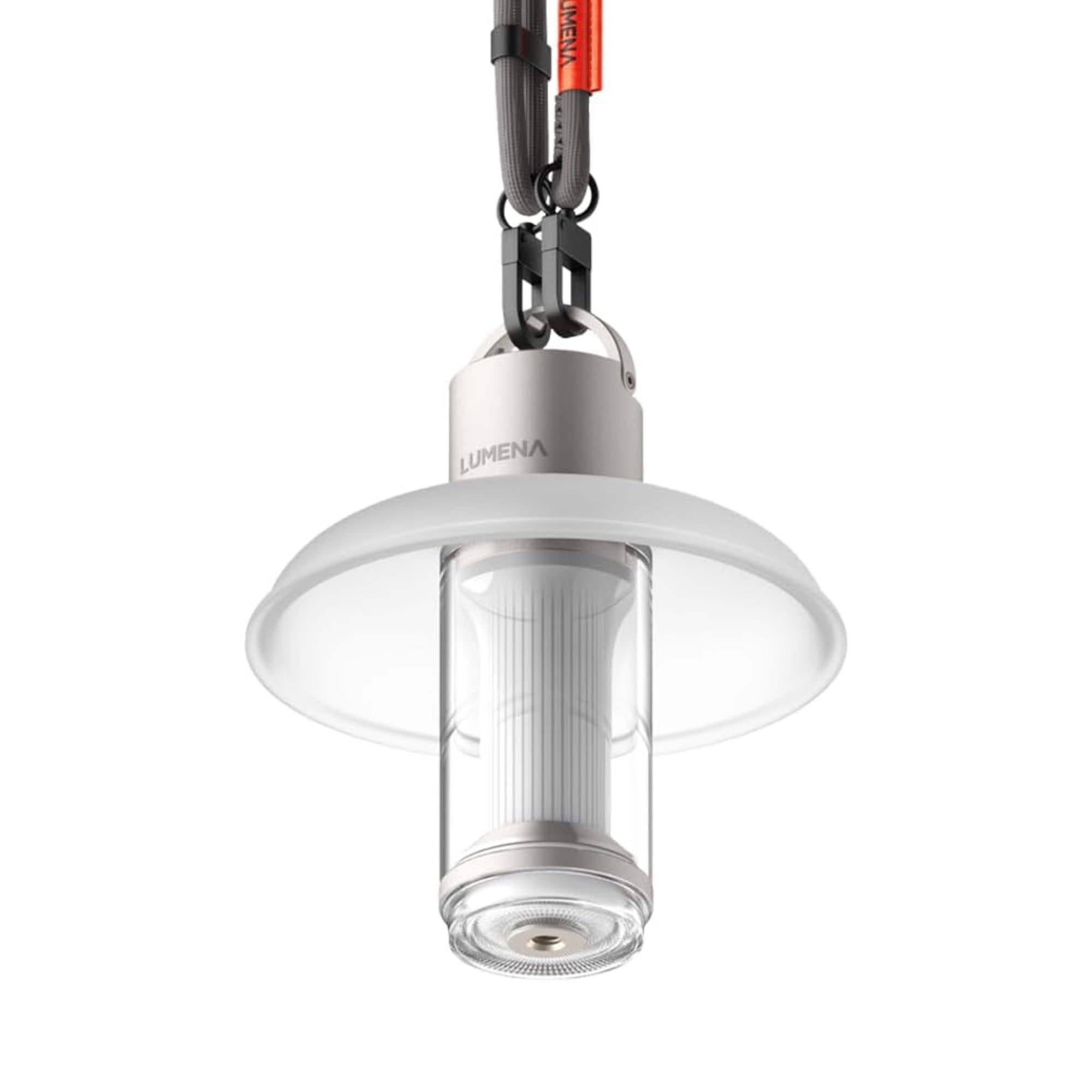 LUMENA M4 Tragbare LED-Laterne, wiederaufladbares Campinglicht, wasserdicht, 3350 mAh Akku, einstellbare Helligkeit und Modi, magnetisch, langlebig für den Außen- und Notfall (Platin-Khaki)