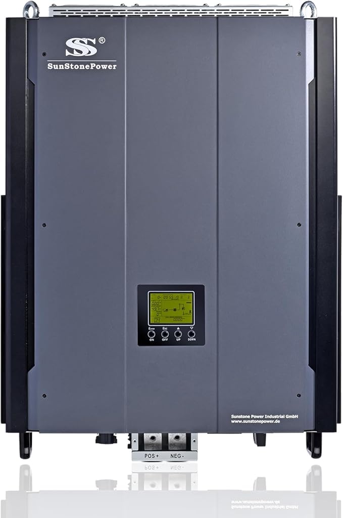 Sunstone 3-Phasen Hybrid Wechselrichter 10KW 48V für Inselbetrieb und Netzeinspeisung, mit Modbus Dual Box, VDE4105 Zertifizierung