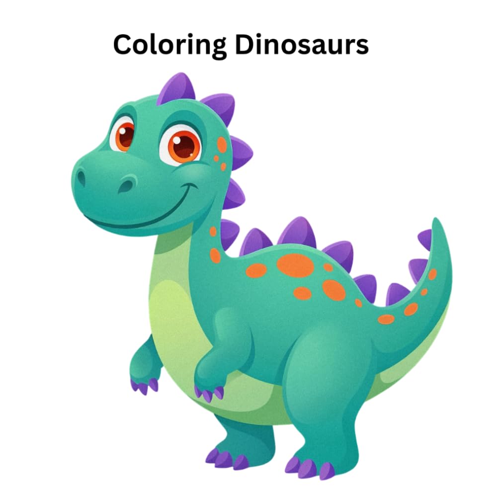 Dinosaurs Coloring Book: Relaxing and fun pages for all ages