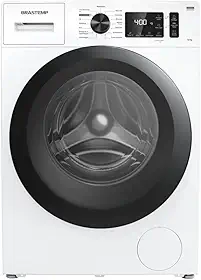 Lavadora Brastemp 10kg branca com Smart Sensor, Tira Manchas Pro e Motor Inverter - BNF10AB 110V