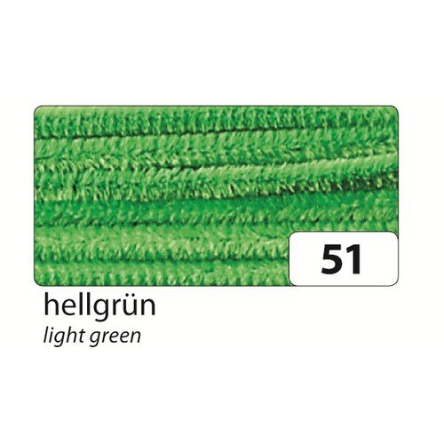 Preisvergleich Produktbild folia 77851 Chenilledraht (Pfeifenputzer), hellgrn