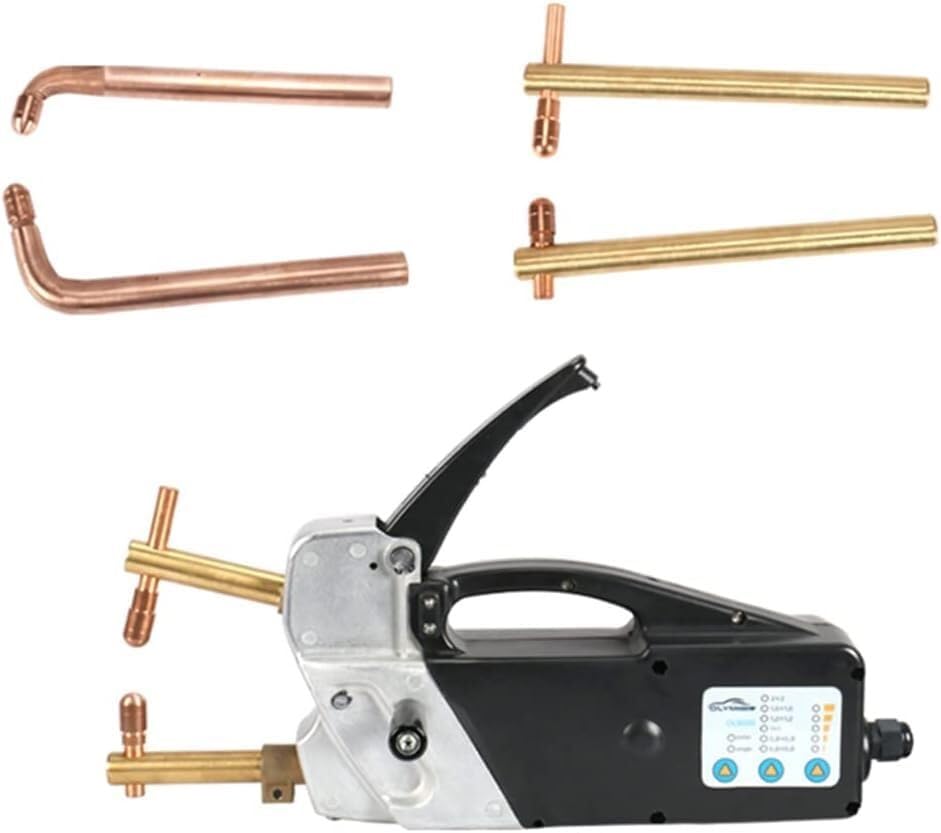 LYDZUSDP Electric Spot,Welder 220V Double Side Spot Welding Machine,Single Phase Portable Handheld Welding Tip Gun,2.0 +2.0Mm Sheet Metal Repair Tool for Spot Welding of Mild Steel